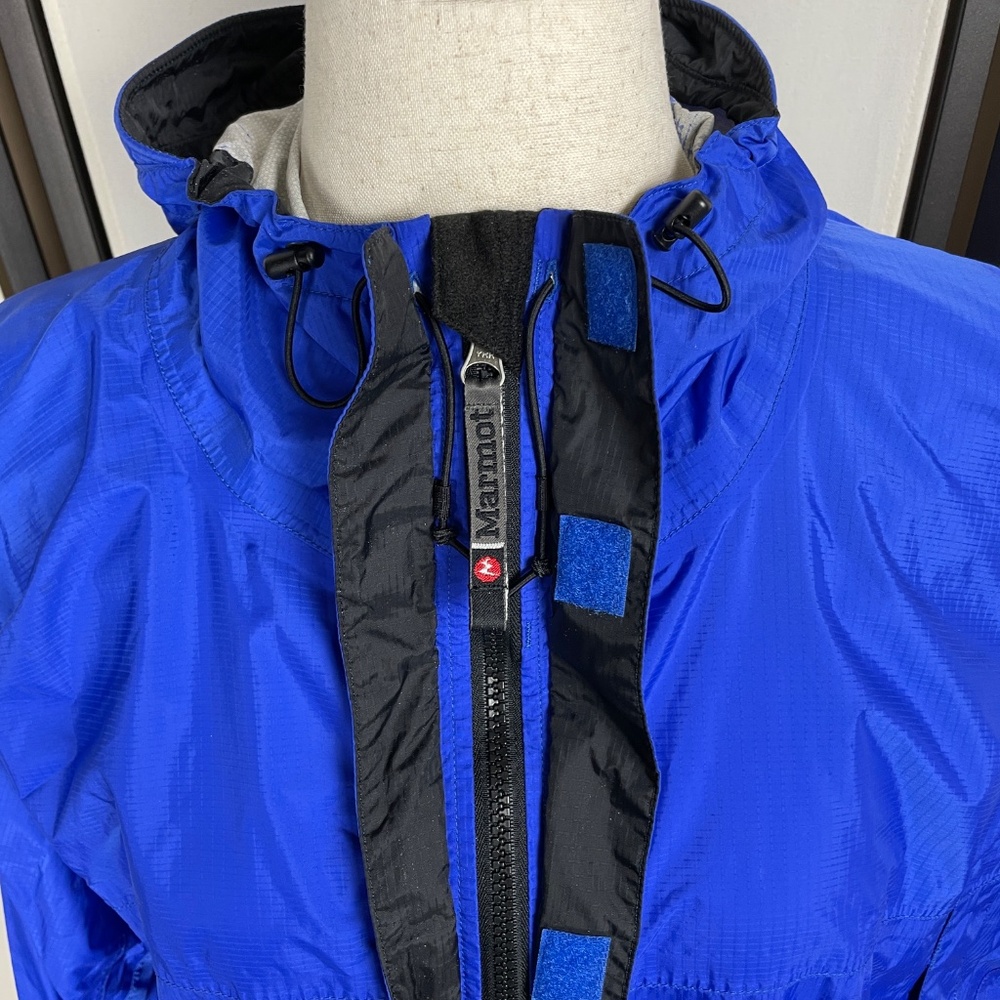 Marmot Waterproof Blue Jacket Size XL Lightweight Packable